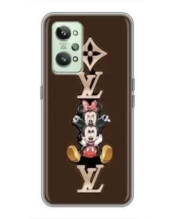 Чехол для Realme GT2 с картинкой «LV и Микки Маус»