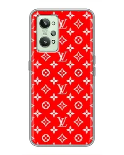Чехол для Realme GT2 с картинкой «Яркий паттерн LV»