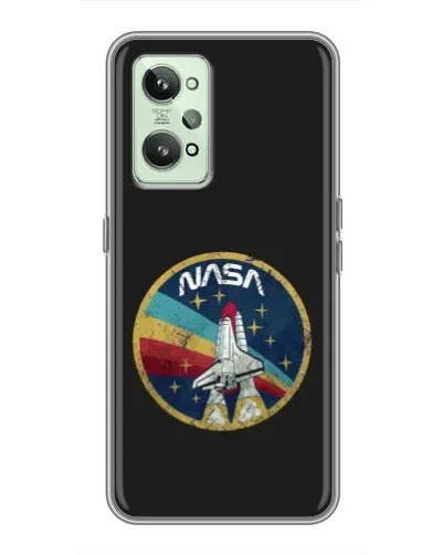 Чехол для Realme GT2 с картинкой «NASA — эмблема миссии»