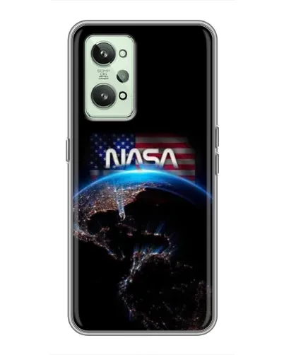 Чехол для Realme GT2 с картинкой «Земля из космоса NASA»