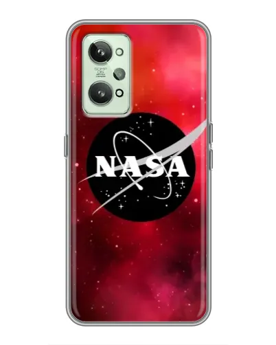 Чехол для Realme GT2 с картинкой «NASA — красная туманность»