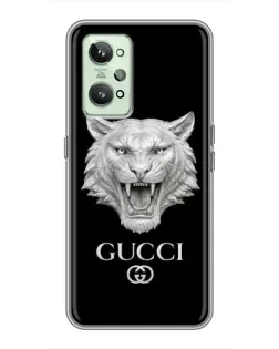 Чохол для Realme GT2 з картинкою «Gucci — срібний лев» Чохол для Realme GT2 з картинкою «Gucci — срібний лев»