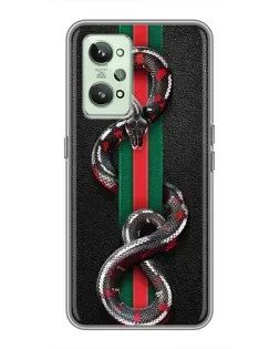 Чохол для Realme GT2 з картинкою «Gucci — змія на смузі» Чохол для Realme GT2 з картинкою «Gucci — змія на смузі»