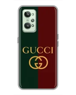 Чохол для Realme GT2 з картинкою «Gucci — темно-зелений градієнт» Чохол для Realme GT2 з картинкою «Gucci — темно-зелений градієнт»