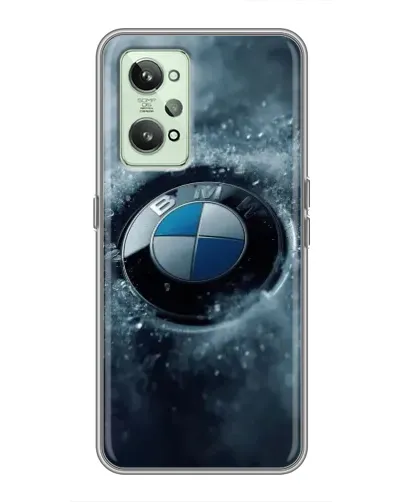 Чехол для Realme GT2 с картинкой «Логотип BMW — лед» Чехол для Realme GT2 с картинкой «Логотип BMW — лед»