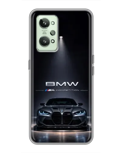 Чехол для Realme GT2 с картинкой «BMW сквозь ночной город» Чехол для Realme GT2 с картинкой «BMW сквозь ночной город»