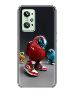 Чехол для Realme GT2 с картинкой «Among Us — 3D стиль»