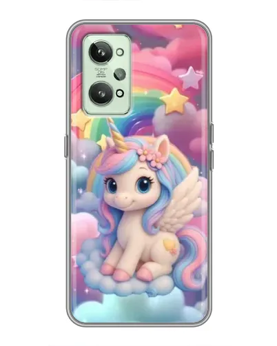 Чехол для Realme GT2 с картинкой «Маленький единорог»