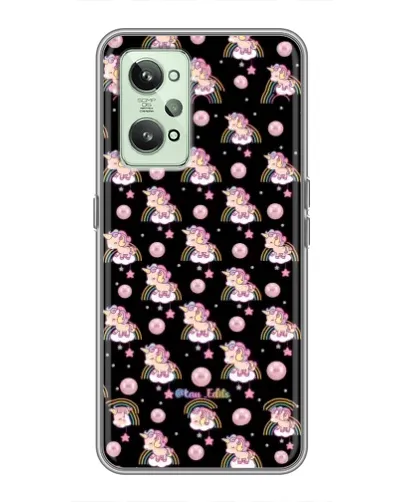Чехол для Realme GT2 с картинкой «Magic Unicorn паттерн»