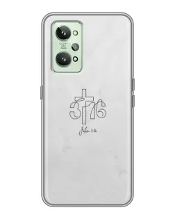 Чохол для Realme GT2 з картинкою «Івана 3:16 Хрест»