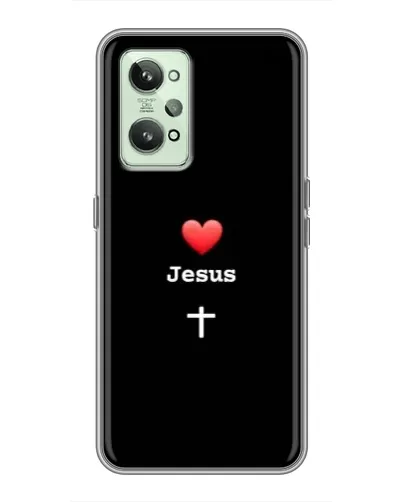 Чохол для Realme GT2 з картинкою «Серце - Jesus»
