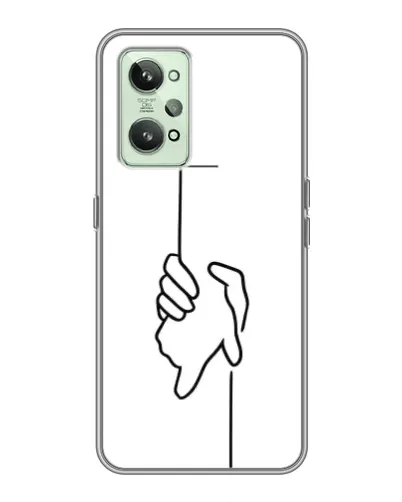 Чохол для Realme GT2 з картинкою «Рука тримає»