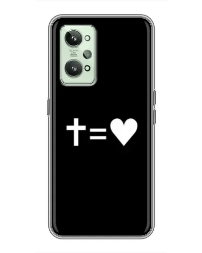 Чохол для Realme GT2 з картинкою «Хрест та Серце»
