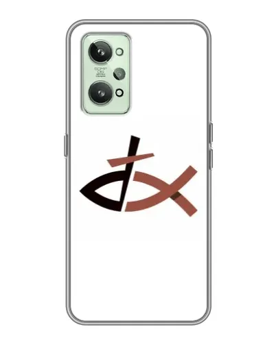Чохол для Realme GT2 з картинкою «Риба та хрест»