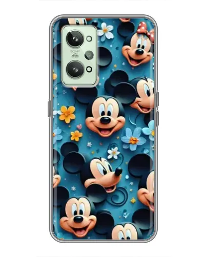Чехол для Realme GT2 с картинкой «Паттерн Микки и Минни» Чехол для Realme GT2 с картинкой «Паттерн Микки и Минни»