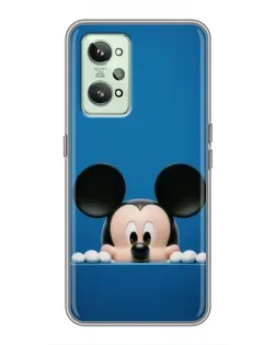 Чехол для Realme GT2 с картинкой «Микки выглядывает»