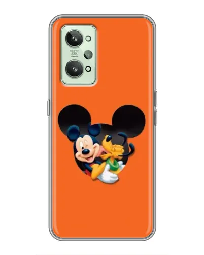 Чехол для Realme GT2 с картинкой «Сердце Микки Минни» Чехол для Realme GT2 с картинкой «Сердце Микки Минни»