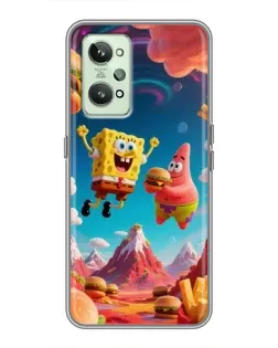 Чехол для Realme GT2 с картинкой «Космический фастфуд» Чехол для Realme GT2 с картинкой «Космический фастфуд»