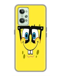 Чехол для Realme GT2 с картинкой «Минималистичный Спанч Боб» Чехол для Realme GT2 с картинкой «Минималистичный Спанч Боб»