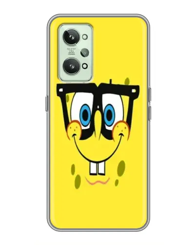 Чехол для Realme GT2 с картинкой «Минималистичный Спанч Боб» Чехол для Realme GT2 с картинкой «Минималистичный Спанч Боб»