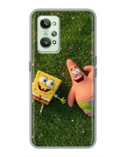 Чехол для Realme GT2 с картинкой «Друзья на лужайке» Чехол для Realme GT2 с картинкой «Друзья на лужайке»