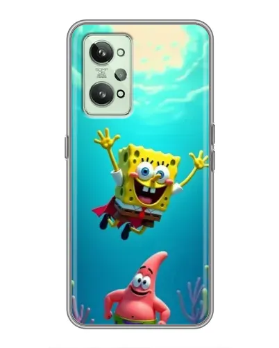 Чехол для Realme GT2 с картинкой «Спанч Боб под водой» Чехол для Realme GT2 с картинкой «Спанч Боб под водой»