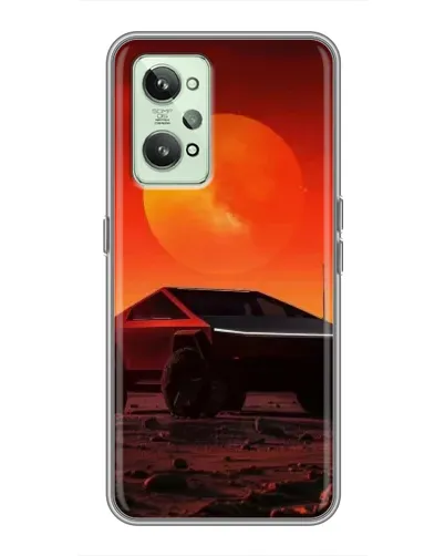 Чехол для Realme GT2 с картинкой «Cybertruck на Марсе» Чехол для Realme GT2 с картинкой «Cybertruck на Марсе»