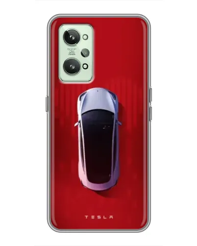 Чехол для Realme GT2 с картинкой «Tesla Top View» Чехол для Realme GT2 с картинкой «Tesla Top View»