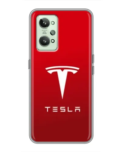 Чехол для Realme GT2 с картинкой «Tesla Red Classic» Чехол для Realme GT2 с картинкой «Tesla Red Classic»