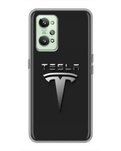 Чехол для Realme GT2 с картинкой «Стальной логотип Tesla» Чехол для Realme GT2 с картинкой «Стальной логотип Tesla»