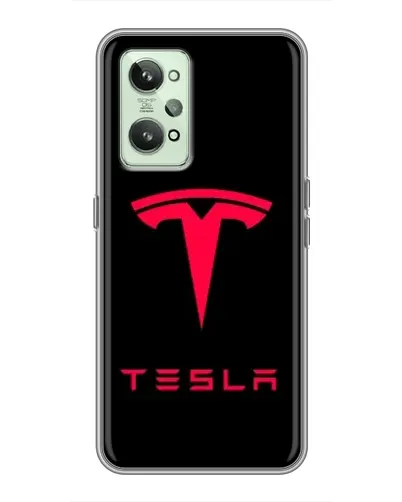 Чехол для Realme GT2 с картинкой «Tesla Red Logo» Чехол для Realme GT2 с картинкой «Tesla Red Logo»