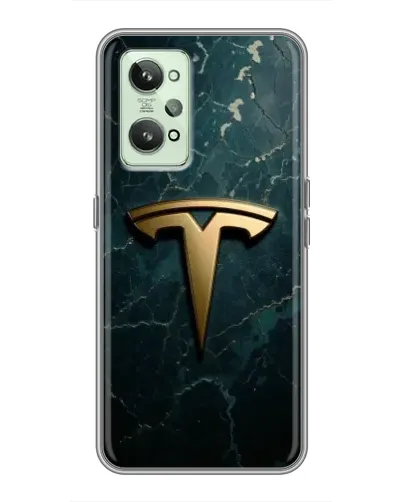 Чехол для Realme GT2 с картинкой «Мраморная Tesla Gold» Чехол для Realme GT2 с картинкой «Мраморная Tesla Gold»