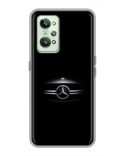 Чехол для Realme GT2 с картинкой «Mercedes — абстрактные линии» Чехол для Realme GT2 с картинкой «Mercedes — абстрактные линии»
