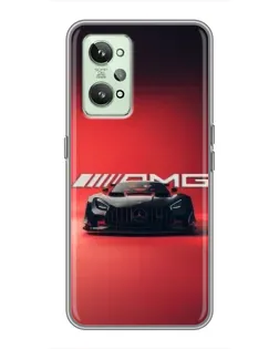 Чехол для Realme GT2 с картинкой «Mercedes AMG — красная линия» Чехол для Realme GT2 с картинкой «Mercedes AMG — красная линия»