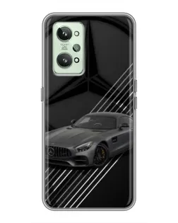 Чехол для Realme GT2 с картинкой «Mercedes AMG — графика» Чехол для Realme GT2 с картинкой «Mercedes AMG — графика»