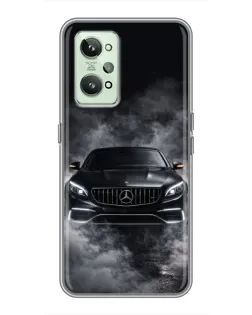 Чехол для Realme GT2 с картинкой «Mercedes в дыму» Чехол для Realme GT2 с картинкой «Mercedes в дыму»
