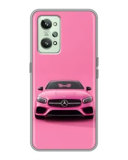 Чехол для Realme GT2 с картинкой «Розовый Mercedes AMG» Чехол для Realme GT2 с картинкой «Розовый Mercedes AMG»