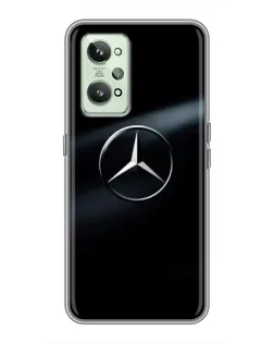 Чехол для Realme GT2 с картинкой «Mercedes на металле» Чехол для Realme GT2 с картинкой «Mercedes на металле»