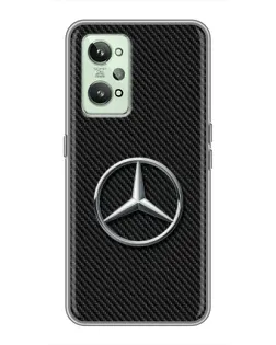 Чехол для Realme GT2 с картинкой «Карбоновый Mercedes стиль» Чехол для Realme GT2 с картинкой «Карбоновый Mercedes стиль»