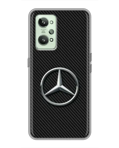 Чехол для Realme GT2 с картинкой «Карбоновый Mercedes стиль» Чехол для Realme GT2 с картинкой «Карбоновый Mercedes стиль»