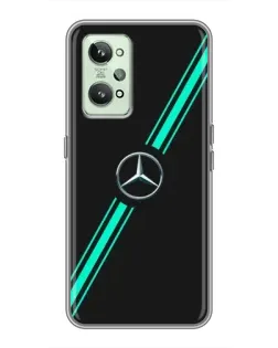 Чехол для Realme GT2 с картинкой «Спортивные линии Mercedes» Чехол для Realme GT2 с картинкой «Спортивные линии Mercedes»