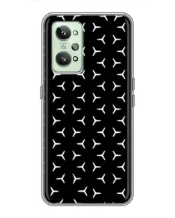 Чехол для Realme GT2 с картинкой «Mercedes паттерн звезд» Чехол для Realme GT2 с картинкой «Mercedes паттерн звезд»