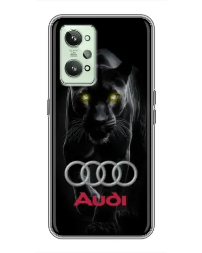 Чехол для Realme GT2 с картинкой «Пантера и Audi» Чехол для Realme GT2 с картинкой «Пантера и Audi»