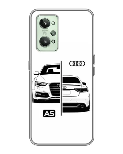 Чехол для Realme GT2 с картинкой «Audi — контрастный дизайн» Чехол для Realme GT2 с картинкой «Audi — контрастный дизайн»