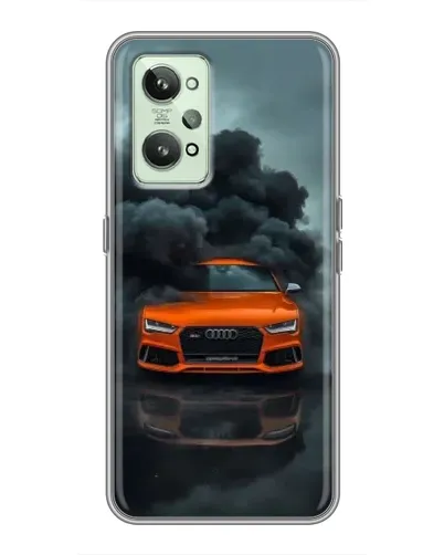 Чехол для Realme GT2 с картинкой «Audi в облаках дыма» Чехол для Realme GT2 с картинкой «Audi в облаках дыма»