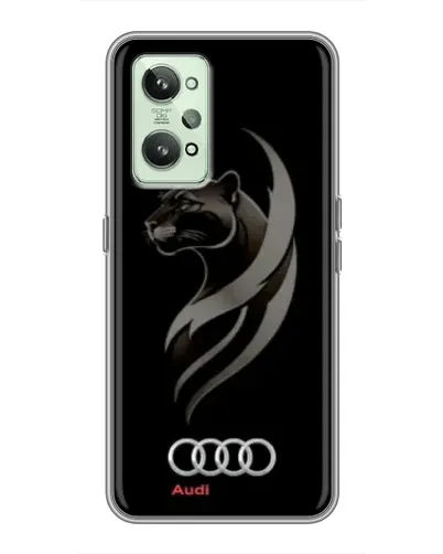 Чехол для Realme GT2 с картинкой «Графика — пантера и Audi» Чехол для Realme GT2 с картинкой «Графика — пантера и Audi»