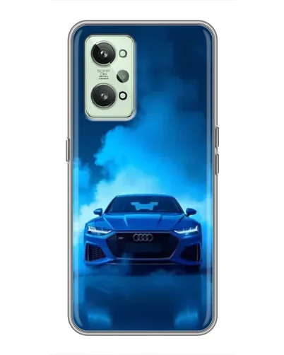 Чехол для Realme GT2 с картинкой «Audi — голубая энергия» Чехол для Realme GT2 с картинкой «Audi — голубая энергия»