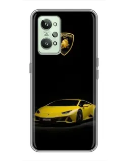 Чехол для Realme GT2 с картинкой «Lamborghini желтый акцент» Чехол для Realme GT2 с картинкой «Lamborghini желтый акцент»