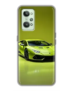 Чехол для Realme GT2 с картинкой «Салатовый Lamborghini Huracan» Чехол для Realme GT2 с картинкой «Салатовый Lamborghini Huracan»
