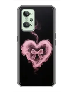 Чехол для Realme GT2 с картинкой «Дымчатое сердце»